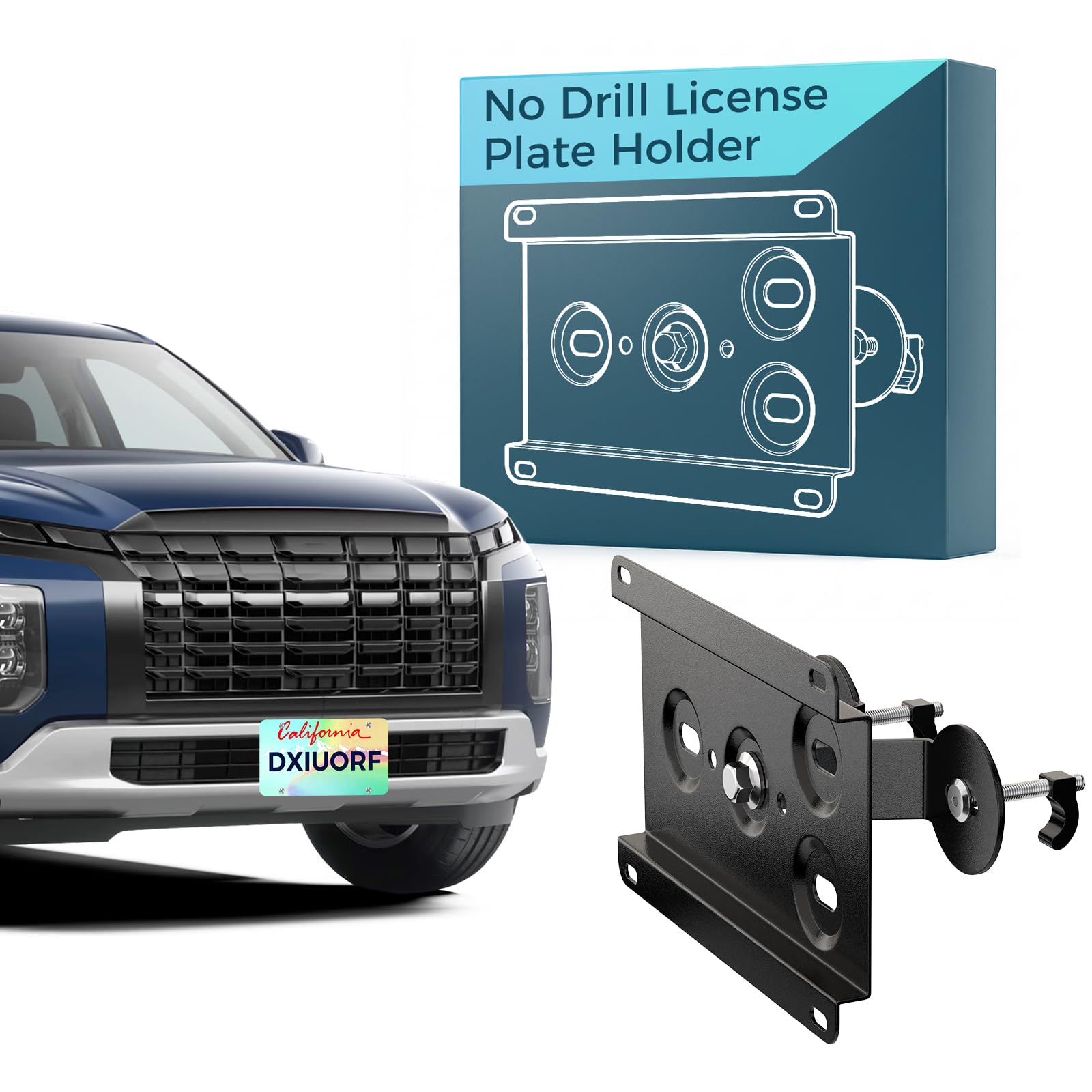 Amazon.com: No Drill Front Grille License Plate Frames License